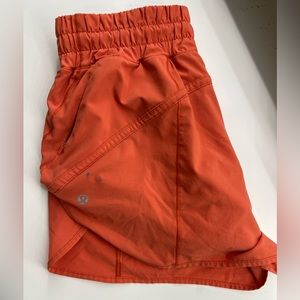 Lululemon orange shorts